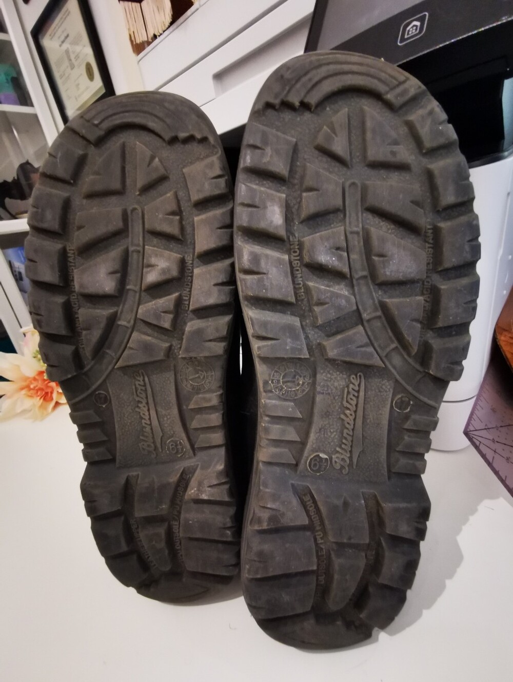 Blundstone 163 Work & Safety boots in black, featuring Steel Toe Cap CSAApproved - Picture 8 of 12